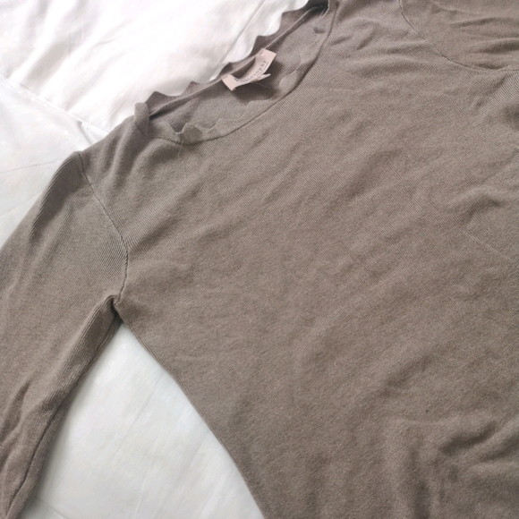 Philosophy 1/4 Sleeve Knit  Top - Picture 3 of 5